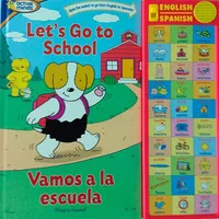 English Spanish - Lets Go To School / Vamos a la escuela
