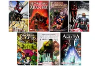 Kit Literatura Marvel Capa Dura - 7 vol