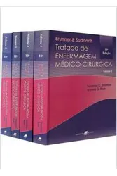 Tratado De Enfirmagem Médico-Cirúrgica - Brunner & Studdarth - 4 vol.