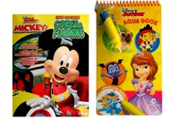 Kit de livros infantis Disney Junior - Aqua Book + Livro Educativo: Cores e Formas. Crianças 3+ anos.