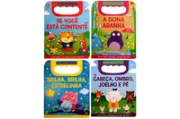Kit de livros infantis: Coleção Minhas Primeiras Cantigas - 4 Vol – editora DCL. Crianças/bebês 0+ Anos