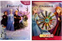 Kit de Livros: Disney Diversão colorida - Frozen - Frozen 2 poderes da Natureza -- Crianças 3+ Anos