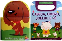 Kit de Livros para bebês Brincando no Banho: Cãozinho + Minhas Primeiras Cantigas - Cabeça, ombro, joelho e pé -0+ Anos