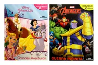 Kit Miniaturas Princesas + Avengers