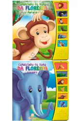 Livros sonoros Conhecendo Os Sons: Elefante + Macaco - 2 vol