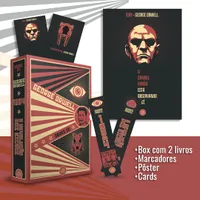 Box Obras de George Orwell: 1984 e A Revolução dos Bichos + Pôster + Marcadores + Cards