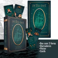 Box Peter Pan - 3 livros + pôster + marcadores e Cards