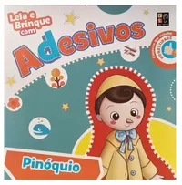 Leia e Brinque com Adesivos - Pinóquio