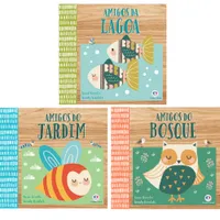 Coleção Amigos - 3 volumes: Lagoa, Jardim e Bosque