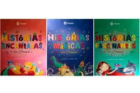 Kit de livros: histórias encantadas + histórias mágicas + histórias facinantes - Crianças 3+ Anos