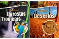 Kit de livros: florestas tropicais + desertos -  Editora Ciranda Cultural