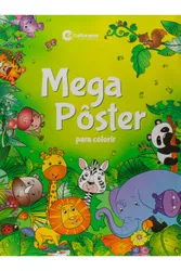 Mega Poster Para Colorir - Selva