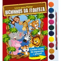 Livro para pintar - Bichinhos da floresta