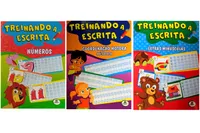 Kit de livros: treinando a escrita - 3 vol - Crianças 6+ Anos