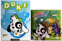 Kit Doki limpinho e cheiroso + Livro de banho Doki