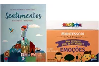 Kit de livros: meu primeiro box de atividades emoções + sentimentos – Crianças 3+ Anos