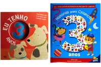 Kit de livros infantis: Eu que fiz + historias para crianças + livrinho dos números- 3+ Anos