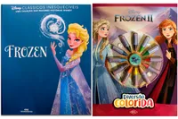 Kit de Livros infantil: Clássicos inesquecíveis: Frozen + Disney diversão colorida - Frozen 2- Crianças 3+ Anos
