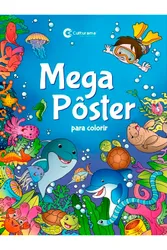 Mega Poster para Colorir - Fundo do Mar
