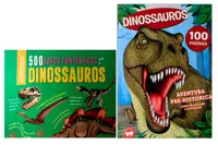 Kit 500 Fatos Fantásticos sobre os Dinossauros + Dinossauros: Aventuras Pré-Históricas