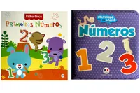 Kit de livros Infantis: Kit colorindo no banho números + fisher price - primeiros números– Crianças/bebês 0+ Anos