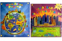 Kit de livros: meu atlas pop up + meu atlas pop up das cidades -  Crianças 4+ Anos