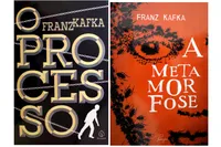 Kit de livros:  a metamorfose + o processo - Autor: Frank Kafka