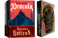 Kit de livros: clássicos góticos + box terríveis mestres