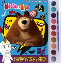 Masha e o urso - Livro para pintar com aquarela