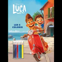 Gigante ler e colorir com lápis - Luca