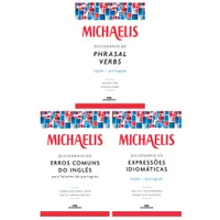 Coleção Michaelis - 3 Vol: Dicionário de Phrasal Verbs + Erros comuns do inglês + Expressões idiomáticas