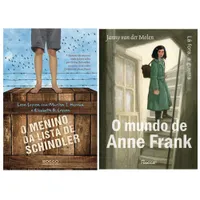 Histórias da Segunda Guerra Mundial - 2 Vol: O menino da lista de Schindler, O mundo de Anne Frank.