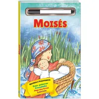 Histórias bíblicas e passatempos - Escreva e apague: Moisés
