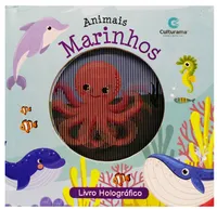 Livro Holográfico - Animais marinhos