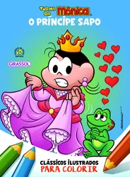 Turma da Mônica - Clássicos Ilustrados para colorir - O Príncipe Sapo