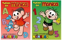 Coleção Turma Da Mônica Vamos Aprender: O Alfabeto E Os números.