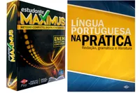 Coleção de livros:  língua portuguesa na pratica + Kit maximus