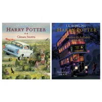 Harry Potter e a câmara secreta - Edição ilustrada + Harry Potter e o prisioneiro de Azkaban - Edição ilustrada