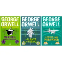 COLEÇÃO GEORGE ORWELL: A PLANTA DE FERRO + NA PIOR EM PARIS E LONDRES + UM POUCO DE AR, POR FAVOR