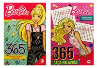 Kit Barbie: 365 Atividades e Desenhos Para Colorir  e 365 caça-palavras