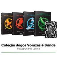 Saga Jogos Vorazes - Coleção completa com 4 livros + Brinde
