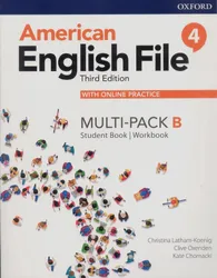 AMERICAN ENGLISH FILE 4B - STUDENT BOOK/WORKBOOK MULTI-PACK WITH ONLINE PRACTICE - 3RD