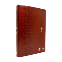 BÍBLIA NVI PORTUGUES/INGLES - CAPA LUXO MARROM - 02 ED.