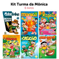 Kit Gibis Turma da Mônica - 6 livros