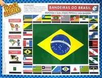 Toque Mágico: Bandeiras do Brasil - Tabela Termocrômica