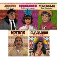 Coleção Kariri (Krenak + Juruna + Kopenawa + Guajajara + Paraguaçu)