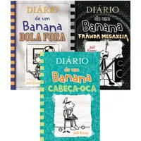 Coleção Diário De Um Banana: Vol 16, 17 e 18 (Bola Fora + Frawda Megaxeia + Cabeça-oca)