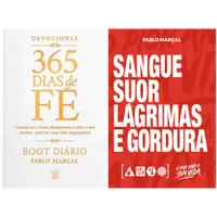 KIT PABLO MARÇAL - 365 DIAS DE FÉ - BOOT DIÁRIO + SANGUE, SUOR, LÁGRIMAS E GORDURA