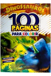 100 Páginas para Colorir - Dinossauros