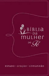 BÍBLIA DA MULHER DE FÉ, NVI, COURO SOFT, VERMELHO